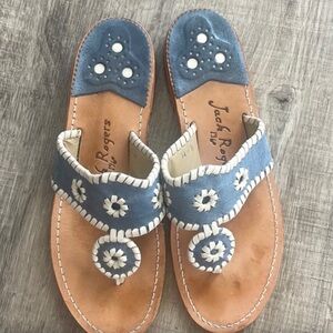 Jack Rogers Palm Beach Blue Sandal